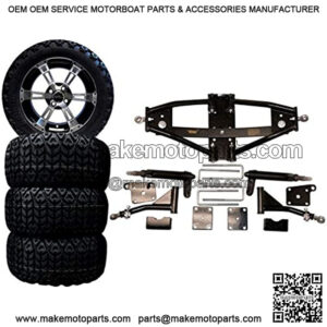 3G 6" Deluxe Lift Kit Combo with 14" Colossus for Club Car Precedent Golf Carts