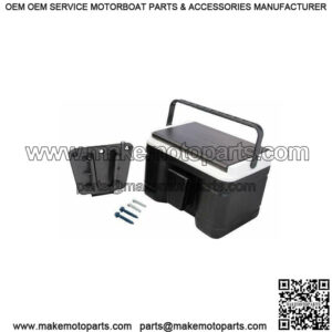 6 Qt. Black Cooler & Bracket for Club Car Precedent Golf Cart