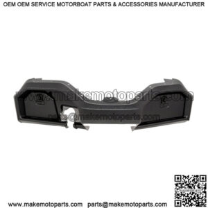 Yamaha Drive2 Golf Cart Satin Black Dash Cover with Locking Doors - 2017-Up