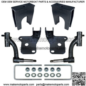 6" Drop Spindle Golf Cart Lift Kit for EZGO RXV Electric 2008 - Feb 2013