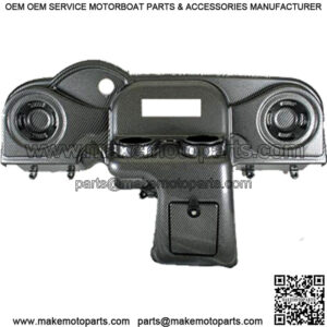 Golf Cart Radio Console Carbon Fiber Dash for EZGO RXV 2008 and Up