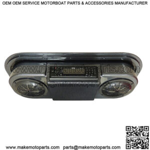 Carbon Fiber Console With Marine Receiver/Speakers/Antenna for Golf Cart