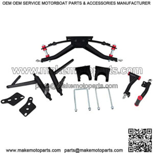 Club Car DS 6 Inch Double A-Arm Golf Cart Lift Kit | Compatible with 2003-Up DS and Villager 2+2 Models with Plastic Dust Covers