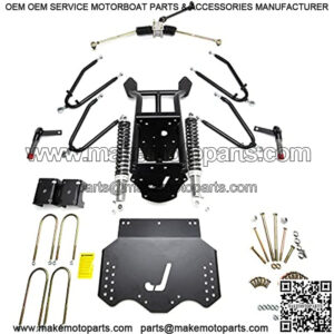 EZGO TXT Golf Cart Lift Kit | Long Travel Lift Kit with Independent Front Suspension | Compatible with 2001.5-2009 Gas Models (with Robins Engine)