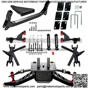 4" Golf Cart Lift Kit for Yamaha G29/Drive (2007-2016) and Drive2 (2017-Up) with Solid Axle Rear Suspension + 30 lb Counterweight Kit