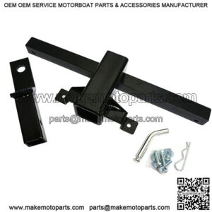 Black Steel Trailer Hitch for Club Car DS Golf Carts 1982 & up