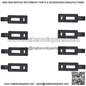 Feather butterfly Replace Yamaha G1, G2, G8, G9, G11 Golf Cart Air Cleaner Hooks ??Quantity: 8 latch/Color: Black??