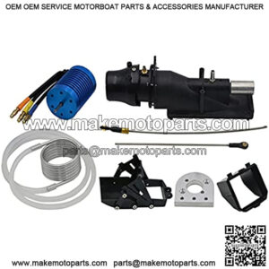 Spray Thruster Water Turbo Power Servo Jet for RC Boat Accessories, RC Boat Water Jet Pump Backup Upgrade Parts - Brushless