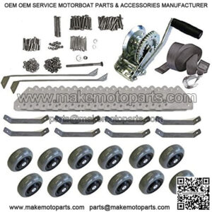 Custom Install Parts WaveRunner Jet SKi Boat Watercraft Shore Lift Ramp Dock Caster Wheel Kit Set