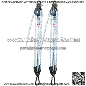 BL001 - Small Boat Lift Tackle with 5/16" PRE Stretched Rope - 4:1