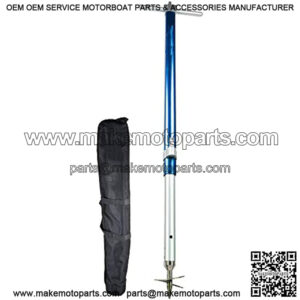 Boat Anchors. Adjustable, Compact Boat Anchor Storage. Screw Auger Design Protects Boats and Pontoon Boat Shallow Water Anchor for Beach, Sandbar w/Case 2 Sizes.