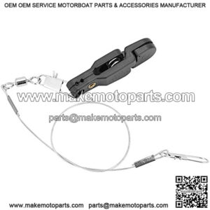 Alomejor Release Snap Clip Power Grip Release Clip +Steel Fishing Line+B Shape Pin for Boat Fishing