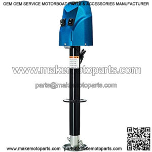 4000 lbs Electric Trailer Power A-Frame Tongue Jack with Drop Leg for RV Camper Traveler, 12V DC, Blue