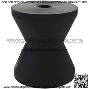 Bow Stop Roller 4 Inch Mounting Width Boat Trailer Black Molded Rubber