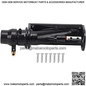 Pump Spray Thruster ,6-12V Water Turbo Power Servo Jet Wireless for RC Boats Model Accessory(Black)