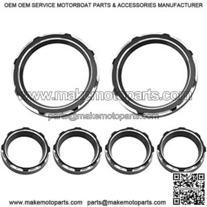 Motorcycle Instrument Cover Board Speedometer Gauge Burst Bezel Kit Trim Ring