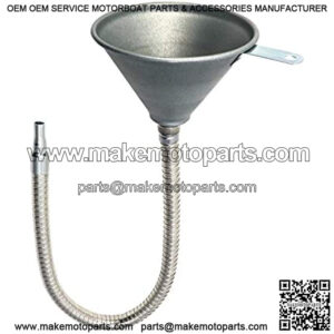Steel Bendable Universal Spout Funnel with Filter for All Oils,Diesel Fuel and Other Liquids