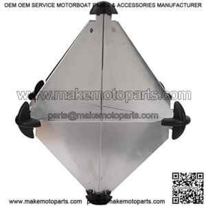 10pcs Octahedral Type Aluminium Radar Reflectors 12x12 Inches for Sailboats Motorboat Boat/Yacht Parts