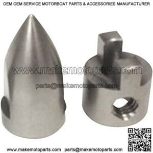 Hot Racing SPN05PN Ss Conical Bullet M4 Prop Nut & Drive Dog Tra M41 DCB Spartan