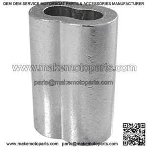 Loos Cableware SL2-5P 10 Piece Zinc Plated Copper Crimping Sleeve Set for 5/32" Diameter Wire Rope (Pack of 10)