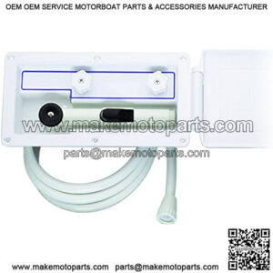 4131-4 Aft-Deck Hot and Cold Freshwater Exterior Boat Shower Box Kit