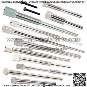 Primary & Secondary Clutch Puller Tool kit. Contains 12 Different Models And Sizes of Clutch Puller Tools. Suitable for Golf Carts, Kawasaki, Arctic Cat,Can-Am, Polaris Motorcycle