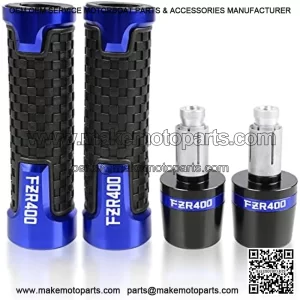7/8 Motorcycle Grips Handlebars Hand Grips 7/8" 22mm Motorcycle Anti-Skid Handles Grips Grips Handlebar Cap for Yamaha FZR400 1988 1989 1990 2001 2009 2015 2019 FZR 400 Motorcycle Grips
