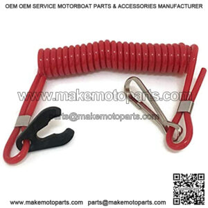 1pcs Boat Motor Engine Safety Kill Stop Switch Lanyard 682-82556-00 for Yamaha Honda Tohatsu Nissan Mercury Quicksilver Mercruiser Sierra MP28860 Outboard Motors 2/4-stroke Engine