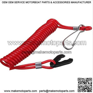 Kill Switch Keys with Lanyard, Marine Parts Boat Stop Switch Motor Engine Lanyard Kill Tether Outboard Safety Cord for Yamaha