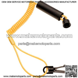Sea Doo Non DESS Floating Safety Lanyard Tether Key 1989-1995 Yellow
