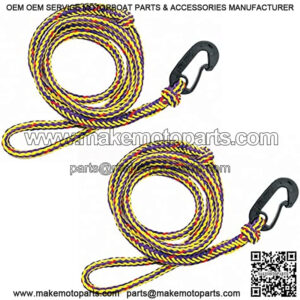 PWC Boat Dock Line, 7-Feet, Pack of 2