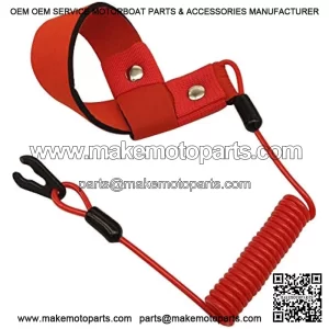 Stop Kill Safety Lanyard for EW2-68348-00-00 all Yamaha Jet Ski WaveRunner WaveVenture WaveRaider WaveJammer WaveBlaster FX140