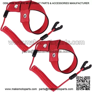Stop Kill Safety Lanyard  fit for Yamaha Jet Ski WaveRunner WaveVenture WaveRaider WaveJammer WaveBlaster FX140 Replace EW2-68348-00-00