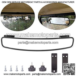 Golf Cart Mirror, Rear View Mirror For Golf Cart Car EZGO EZ-GO Club Car Yamaha , Golf cart Panoramic Rear View Mirror,16.5" Extra Wide 180 Degree