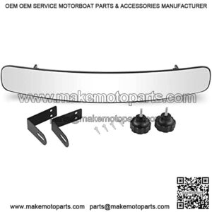 Golf Cart Rear View Mirror Fits EZGO Club Car Yamaha, Universal Adjustable Rear View Mirror