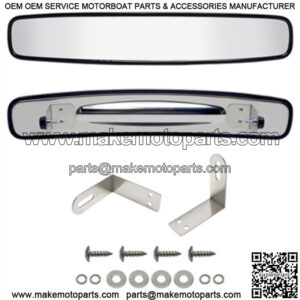 17" Wide Convex Mirror for Golf Cart