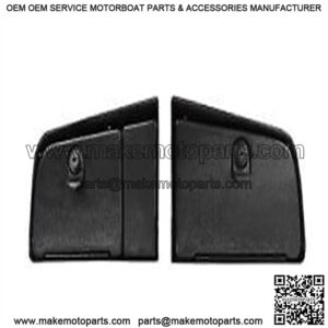 Locking Glove Box Doors in Black for STAR Classic Golf Carts