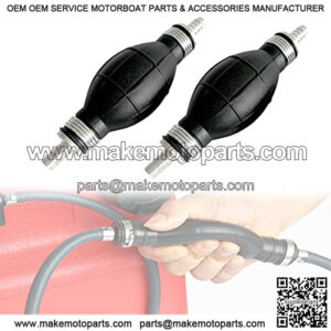 TuoP Marine Outboard Fuel Line Primer Bulb, Universal Rubber fit for Boat/Car/Motorcycle Accessories