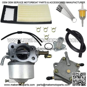 Carburetor with Fuel Pump Fit for EZGO Golf Cart Gas Car 350cc Robin TXT Medalist 4-Cycle Workhorse ST350 Carb 17559 72558G01 72558G05 72840G02 Red Hawk CARB-016A 520-184 72021-G01
