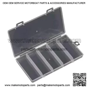 5 compartments with 1.7 medium length 14.8*7.9*1.7CM