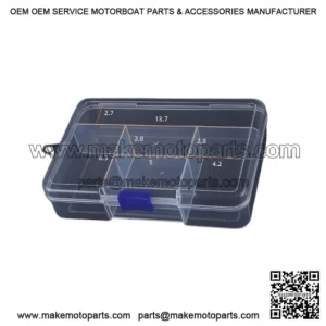 5 compartments with sliding buckle 14.3*10*3.3CM