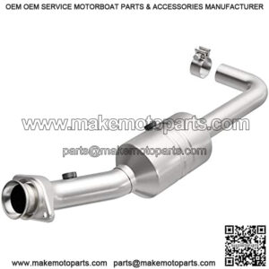 Direct-Fit Catalytic Converter OEM Grade Federal/EPA Compliant 52157-2.25in Main Piping, 29.875in Overall Length, Pre-Converter & Midbed O2 Sensor - 2011-2014 F-150 OEM Replacement