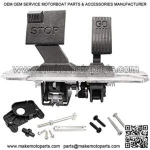 Club Car Precedent 102500001/103974821 Pedal Assy with Conversion Kit Electric 2004-UP or Accelerator ASM Pedal&Brake Pedal Assembly (2nd gen) Electric 2009-UP