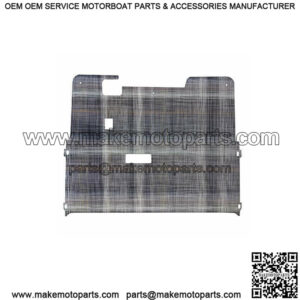 Chilewich Premium Gray Plaid Golf Cart Floor Mat For EZGO TXT 2001.5-Up