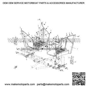 Foot Pedal CFMOTO 500 X5