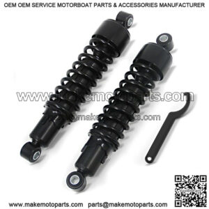 Shock Absorber 302mm for Triumph Bonneville T120 Cafe Racer Build black