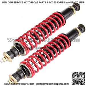 Golf Cart Front Rear Shock Absorber Set Coil Over Heavy Duty Shock Absorber Bolt Fits EZGO Medalist/TXT 1994+ Newer Gas or Electric, Replaces Part 70928-G01 76418-G01 (2 Pack) (Red)