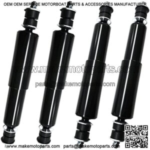 Golf Cart Shocks for EZGO TXT Front & Rear Shocks Absorbers for Medalist/TXT/Marathon G/E 1994-Up 70928-G01 76419-G01 Gas or Electric Extended Length 2 Pairs 4PCS