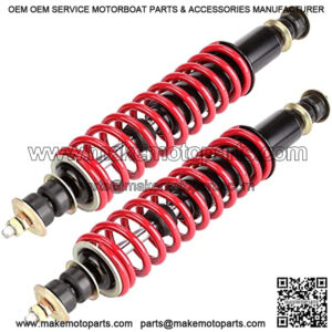 Golf Cart Heavy Duty Coil Shock Absorber Kit, EZGO TXT Front Rear Coil Verload Shocks for Medalist, Marathon, ST350 1994-up Gas or Electric Golf Cart, Replaces OEM# 70630-G01 76418-G01 -
