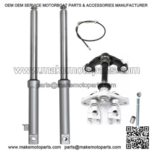 Front Fork Suspension Triple Kit for CRF XR50 CRF50 XR50 TTR with Drum Brake